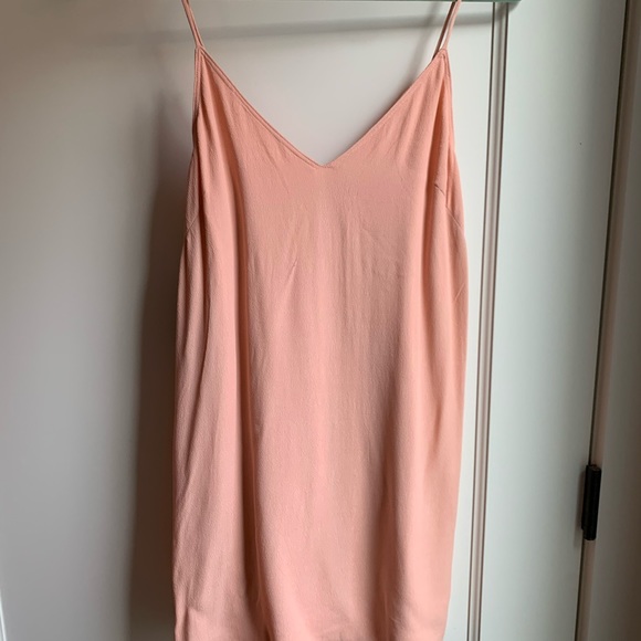 Aritzia Wilfred Free light pink slip dress - Picture 2 of 4